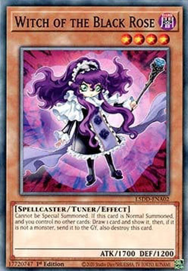 Witch of the Black Rose - L5DD-ENA02 - Common 1st Edition