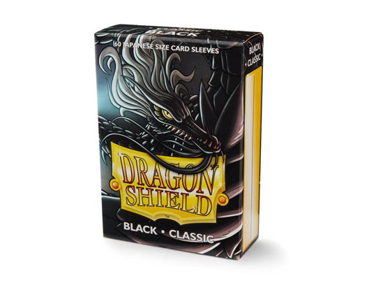 Dragon Shield Small Sleeves - Japanese Classic Black (60 Sleeves)