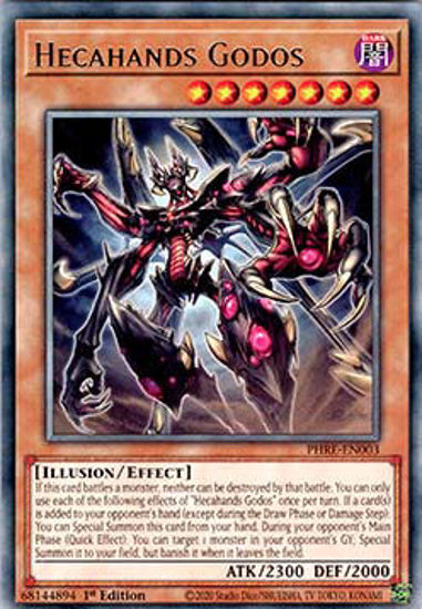 Hecahands Godos - PHRE-EN003 - Rare 1st Edition