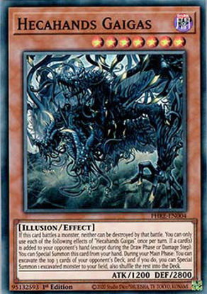 Hecahands Gaigas - PHRE-EN004 - Super Rare 1st Edition