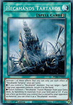 Hecahands Tartaros - PHRE-EN009 - Super Rare 1st Edition