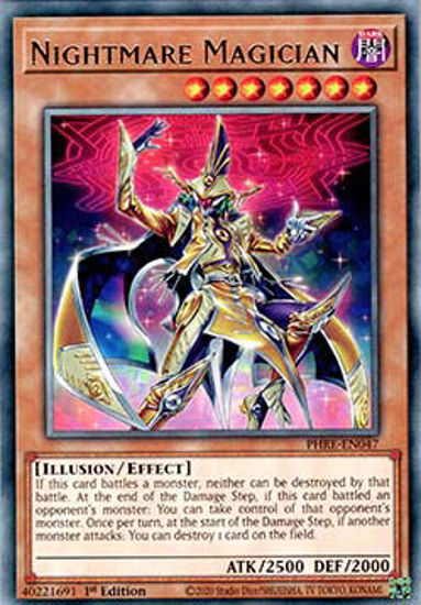 Nightmare Magician - PHRE-EN047 - Rare 1st Edition