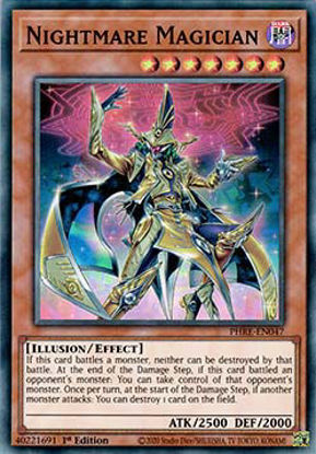 Nightmare Magician - PHRE-EN047 - Super Rare 1st Edition