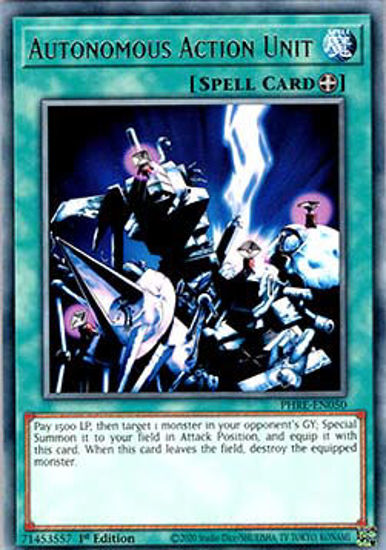 Autonomous Action Unit - PHRE-EN050 - Rare 1st Edition