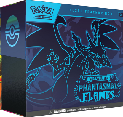 Pokemon TCG: Mega Evolution Phantasmal Flames  Elite Trainer Box - ME02  - EN