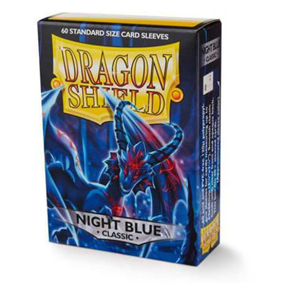 Dragon Shield Standard Sleeves - Classic Night Blue Xao (60 Sleeves)