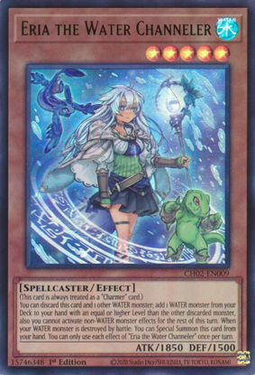 Eria the Water Channeler - CH02-EN009 - Ultra Rare 1st Edition
