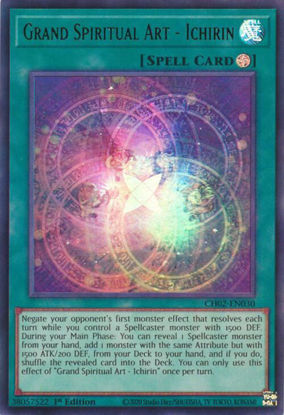 Grand Spiritual Art - Ichirin - CH02-EN030 - Ultra Rare 1st Edition