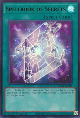 Spellbook of Secrets - CH02-EN032 - Ultra Rare 1st Edition