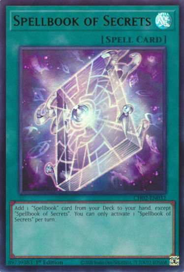 Spellbook of Secrets - CH02-EN032 - Ultra Rare 1st Edition