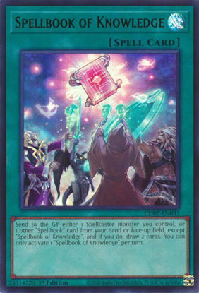 Spellbook of Knowledge - CH02-EN033 - Ultra Rare 1st Edition