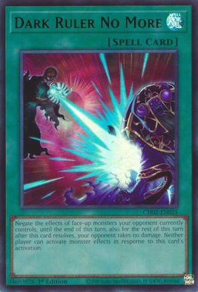 Dark Ruler No More - CH02-EN035 - Ultra Rare 1st Edition
