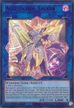 Accesscode Talker - CH02-EN050 - Ultra Rare 1st Edition