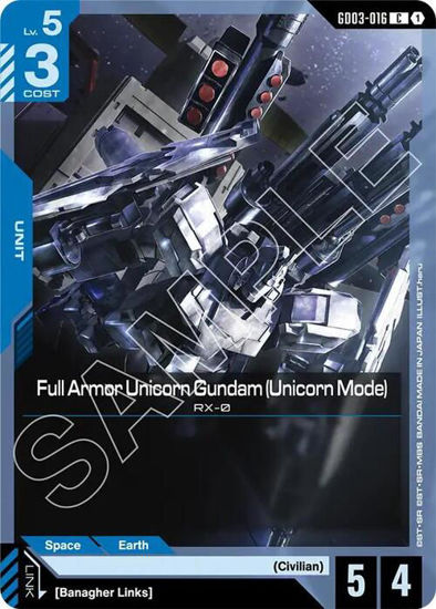 Full Armor Unicorn Gundam (Unicorn Mode) - GD03-016 - Common