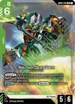 Altron Gundam - GD03-018 - Legendary Rare