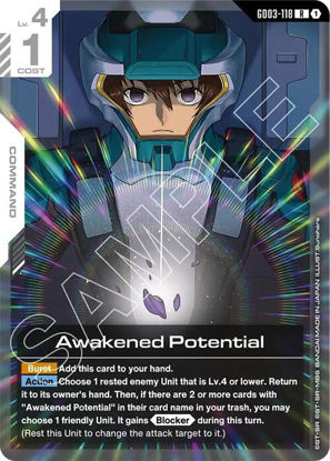 Awakened Potential - GD03-118 - Rare