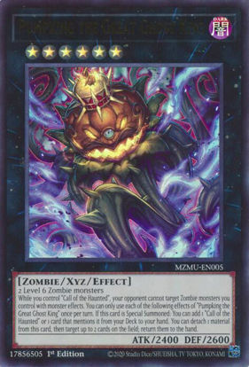 Pumpking the Great Ghost King - MZMU-EN005 - Ultra Rare 1st Edition