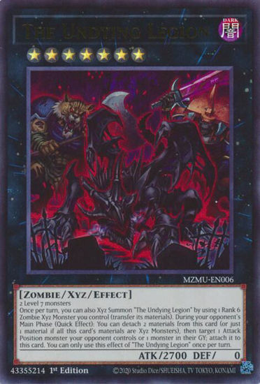 The Undying Legion - MZMU-EN006 - Ultra Rare 1st Edition