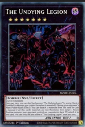 The Undying Legion - MZMU-EN006 - Collector's Rare 1st Edition