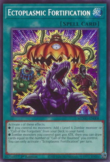 Ectoplasmic Fortification - MZMU-EN008 - Secret Rare 1st Edition