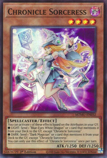 Chronicle Sorceress - MZMU-EN032 - Super Rare 1st Edition