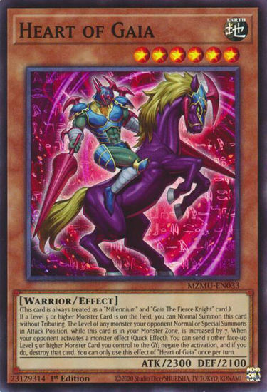 Heart of Gaia - MZMU-EN033 - Super Rare 1st Edition