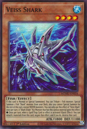 Veiss Shark - MZMU-EN034 - Super Rare 1st Edition