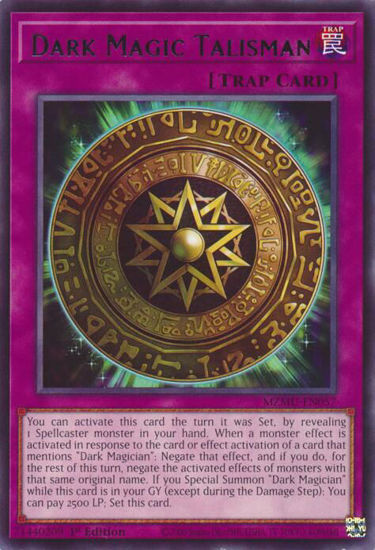 Dark Magic Talisman - MZMU-EN057 - Rare 1st Edition
