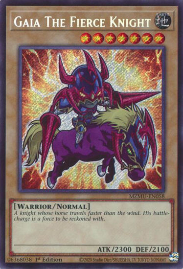 Gaia The Fierce Knight - MZMU-EN058 - Secret Rare 1st Edition