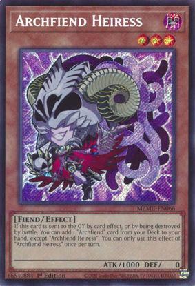 Archfiend Heiress - MZMU-EN066 - Secret Rare 1st Edition