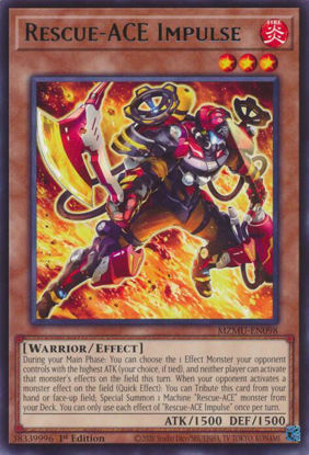 Rescue-ACE Impulse - MZMU-EN098 - Rare 1st Edition