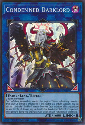 Condemned Darklord - MZMU-EN107 - Super Rare 1st Edition