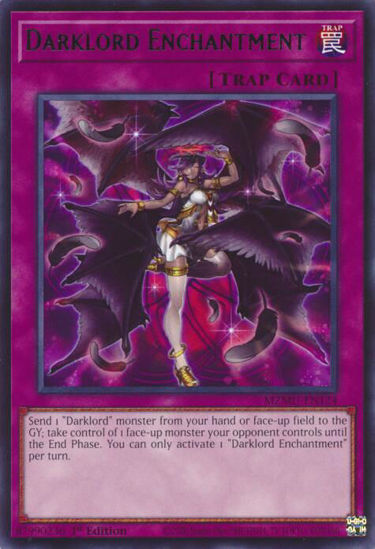 Darklord Enchantment - MZMU-EN124 - Rare 1st Edition