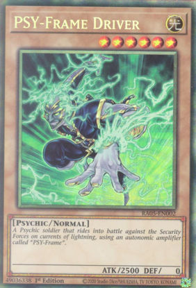 PSY-Frame Driver - RA05-EN002-CR - (V.5 - Collector's Rare) 1st Edition