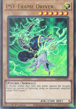 PSY-Frame Driver - RA05-EN002-UR - (V.2 - Ultra Rare) 1st Edition