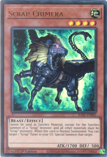 Scrap Chimera - RA05-EN005-UR - (V.2 - Ultra Rare) 1st Edition