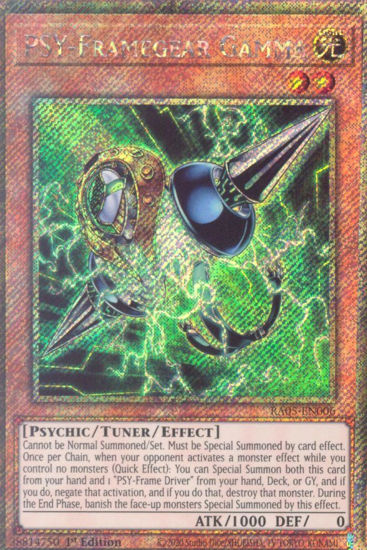 PSY-Framegear Gamma - RA05-EN006-PSR - (V.4 - Platinum Secret Rare) 1st Edition