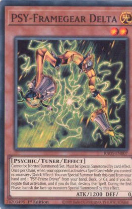 PSY-Framegear Delta - RA05-EN007-SR - (V.1 - Super Rare) 1st Edition
