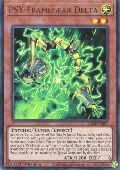 PSY-Framegear Delta - RA05-EN007-UR - (V.2 - Ultra Rare) 1st Edition