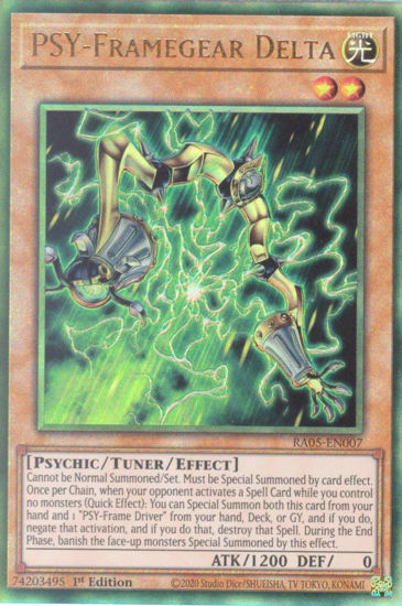 PSY-Framegear Delta - RA05-EN007-UTR - (V.6 - Ultimate Rare) 1st Edition