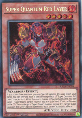 Super Quantum Red Layer - RA05-EN008-SCR - (V.3 - Secret Rare) 1st Edition