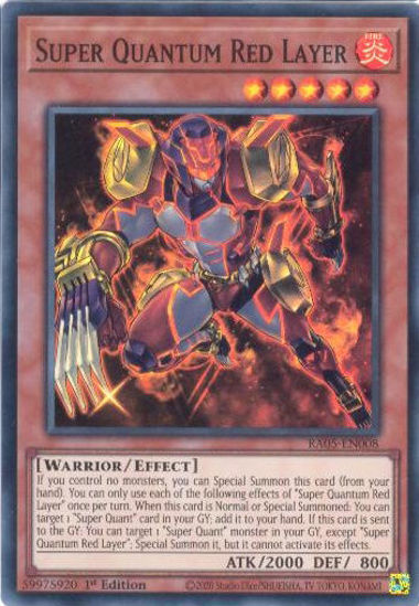 Super Quantum Red Layer - RA05-EN008-SR - (V.1 - Super Rare) 1st Edition
