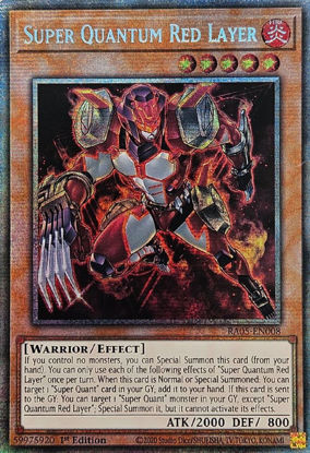Super Quantum Red Layer - RA05-EN008-STR - (V.7 - Starlight Rare) 1st Edition