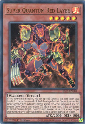 Super Quantum Red Layer - RA05-EN008-UR - (V.2 - Ultra Rare) 1st Edition
