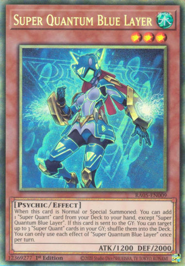 Super Quantum Blue Layer - RA05-EN009-CR - (V.5 - Collector's Rare) 1st Edition