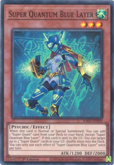 Super Quantum Blue Layer - RA05-EN009-SR - (V.1 - Super Rare) 1st Edition