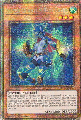 Super Quantum Blue Layer - RA05-EN009-STR - (V.7 - Starlight Rare) 1st Edition