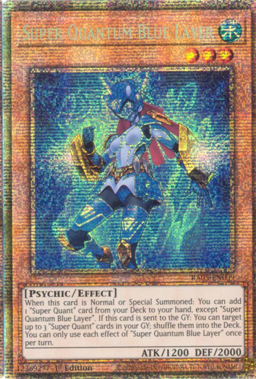 Super Quantum Blue Layer - RA05-EN009-STR - (V.7 - Starlight Rare) 1st Edition