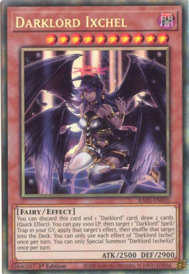 Darklord Ixchel - RA05-EN010-CR - (V.5 - Collector's Rare) 1st Edition