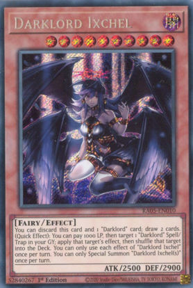 Darklord Ixchel - RA05-EN010-SCR - (V.3 - Secret Rare) 1st Edition